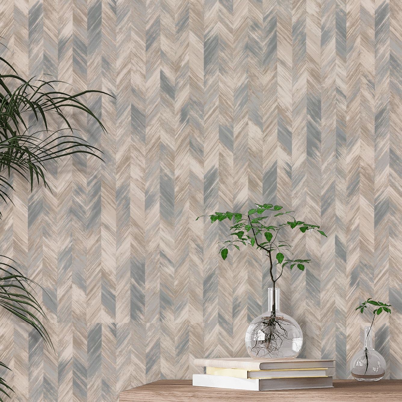 Picota Wallpaper - Swedish Grey - By Romo - W439/02