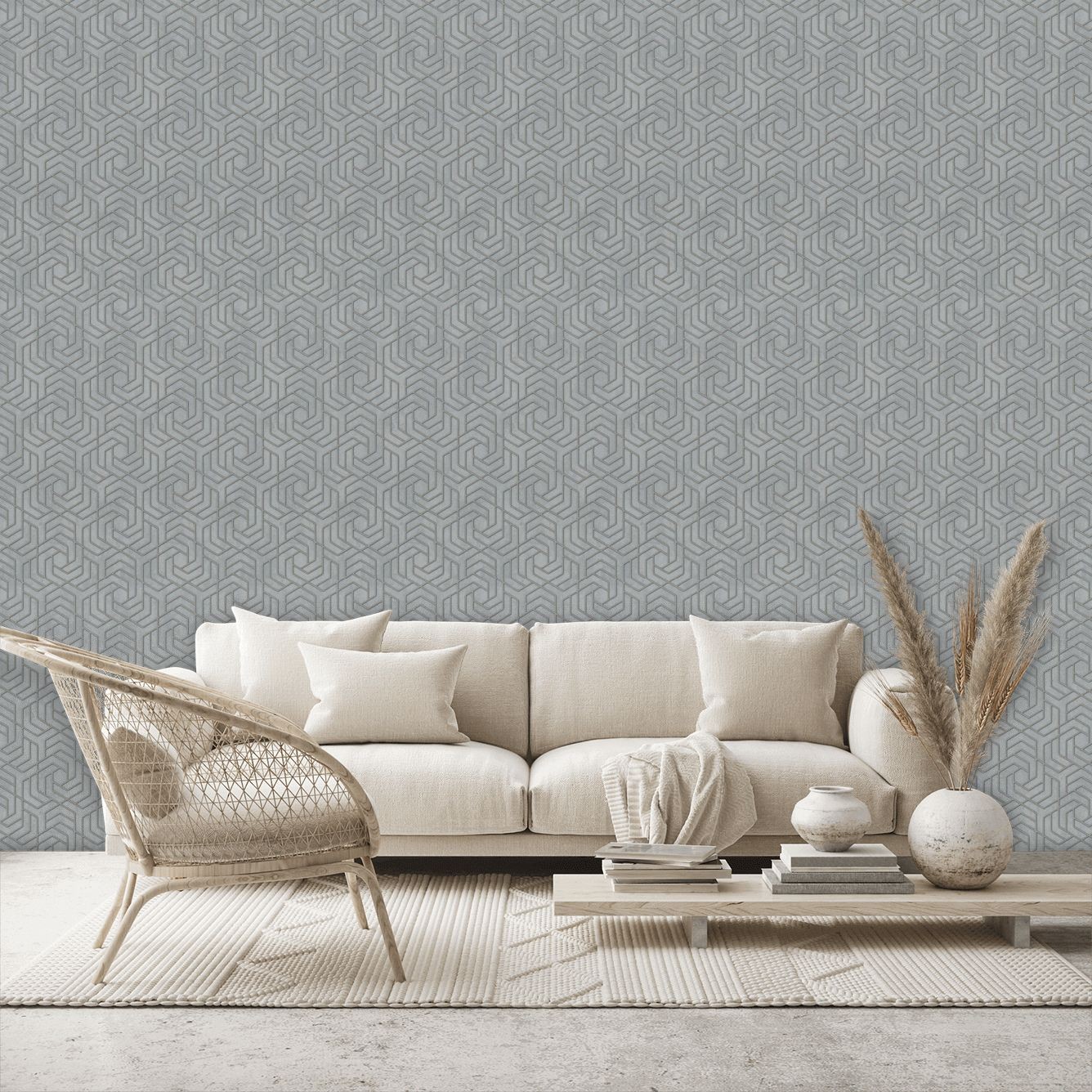 Wallpaper Grey, Silver Marburg City Glam 32614