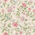 Porcelain Garden Wallpaper - Magenta/Leaf Green - By Sanderson - DCAVPO106
