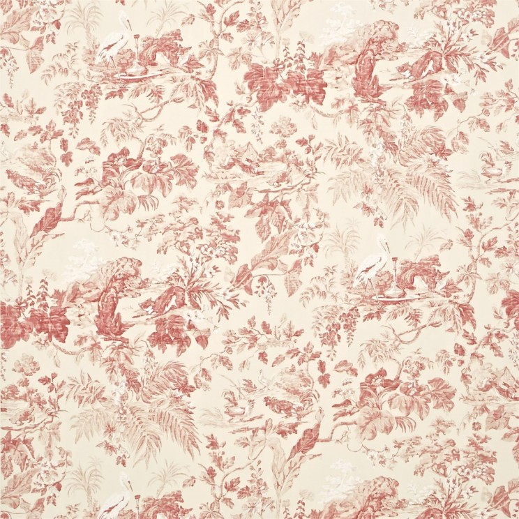 Sanderson Aesops Fables Pink Fabric