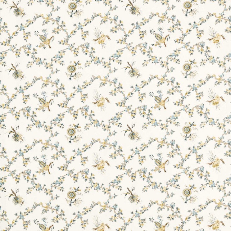 Sanderson Trelliage Chamomile/Chalk Fabric