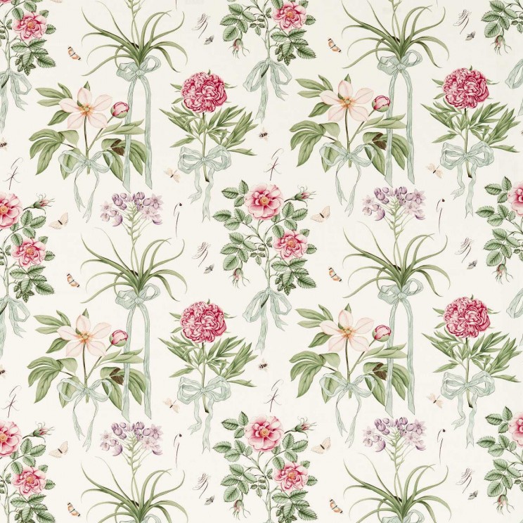 Sanderson Cupid's Beau Parchment/Madder Fabric