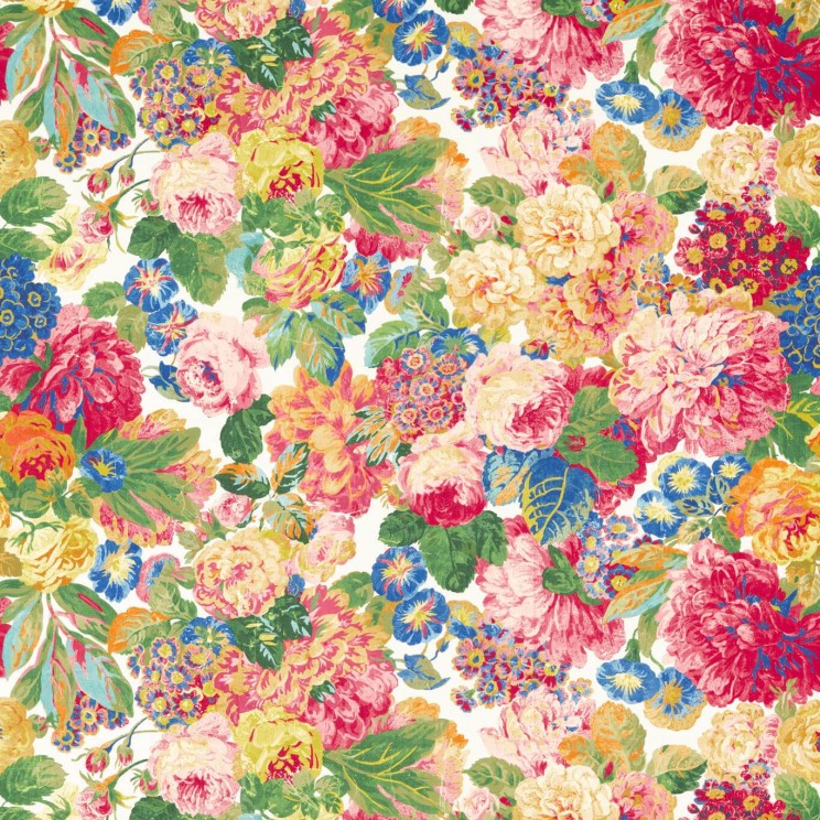 Sanderson Rose & Peony Cerise Fabric