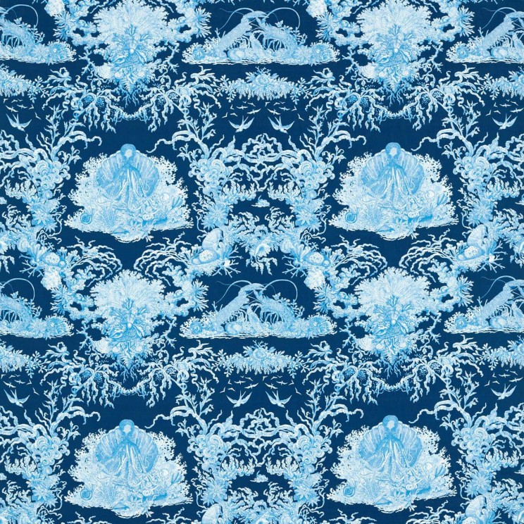 Curtains Sanderson Monterey Bay Fabric 227187