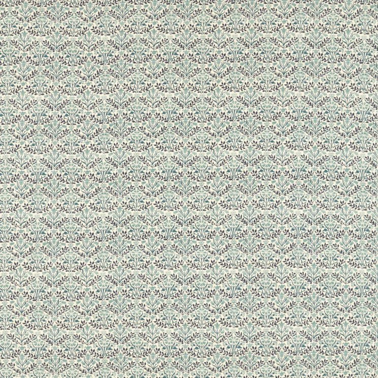 Morris and Co Bellflowers Indigo/Seagreen Fabric