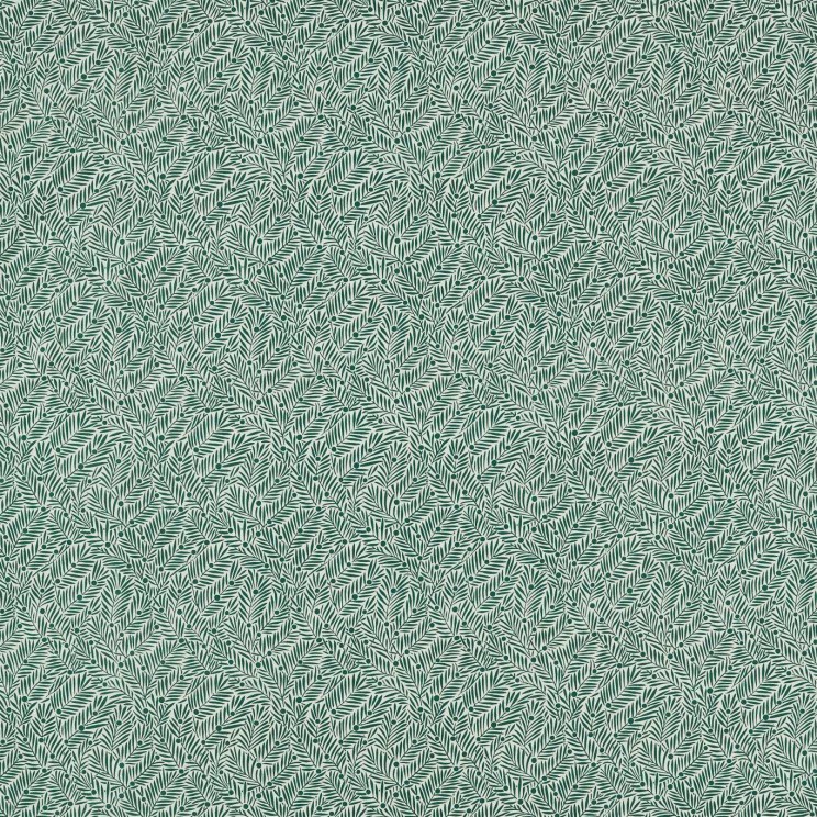 Morris and Co Yew & Aril Seagreen Fabric