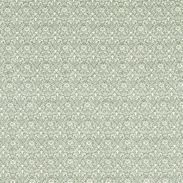 Morris and Co Bellflowers Weave Seagreen Fabric