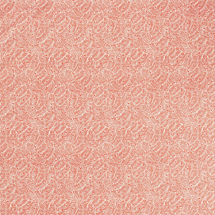 Morris and Co Yew & Aril Watermelon Fabric