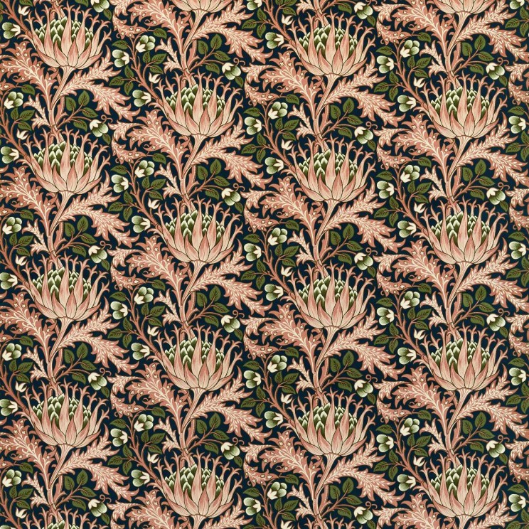 Curtains Morris and Co Artichoke Velvet Fabric 227002