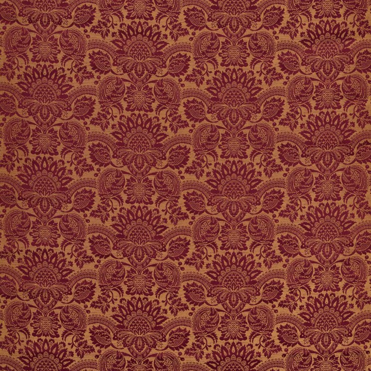 Zoffany Pomegranate Brocatelle Cochineal Fabric