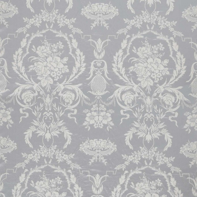 Zoffany Arabesque Silk Quartz Grey Fabric