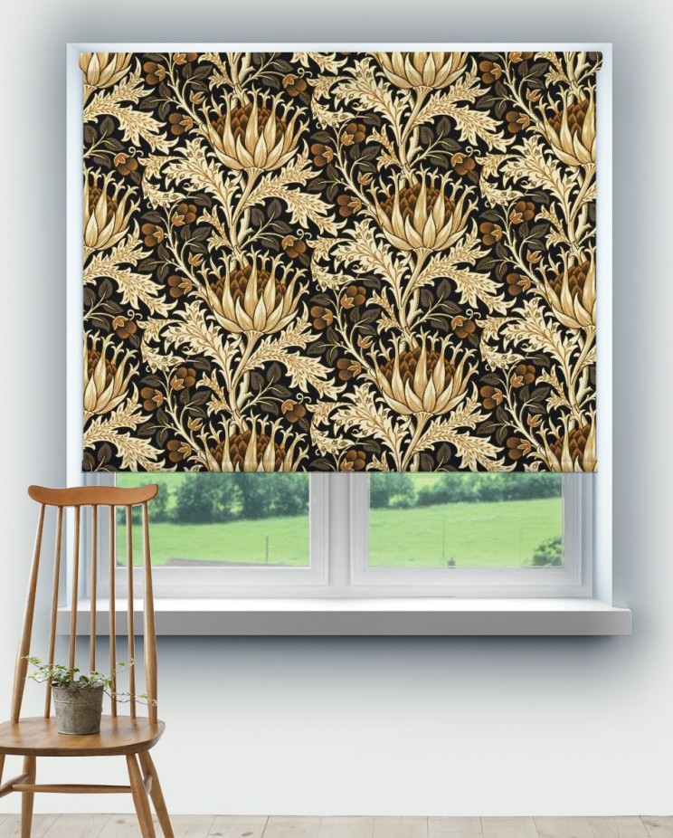 Roller Blinds Morris and Co Artichoke Velvet Fabric 227003