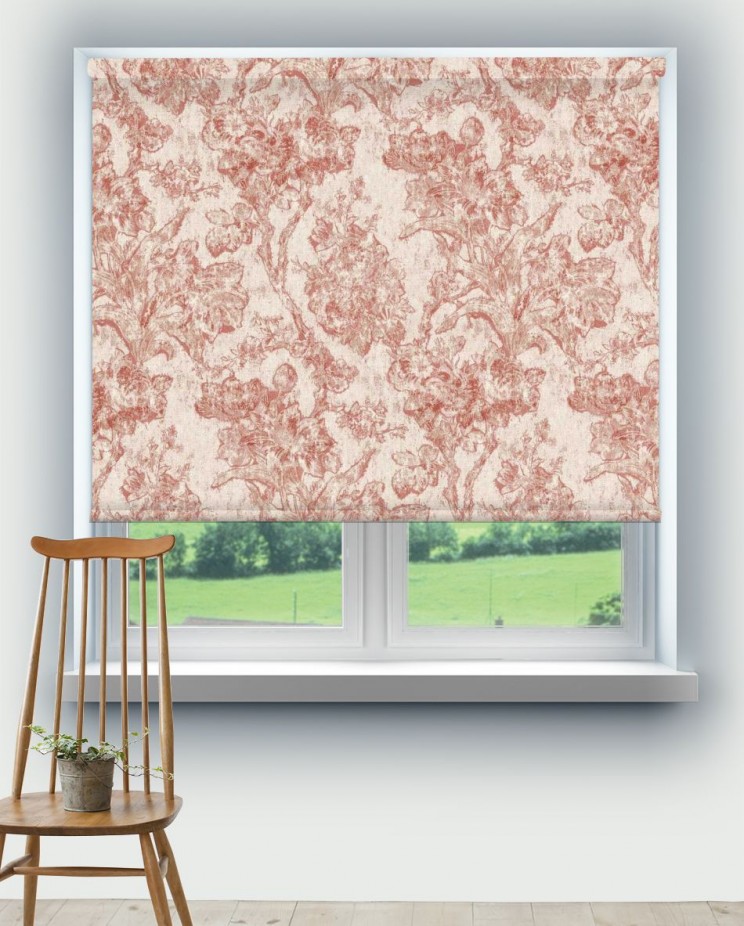 Roller Blinds Sanderson Fringed Tulip Toile Fabric 227182