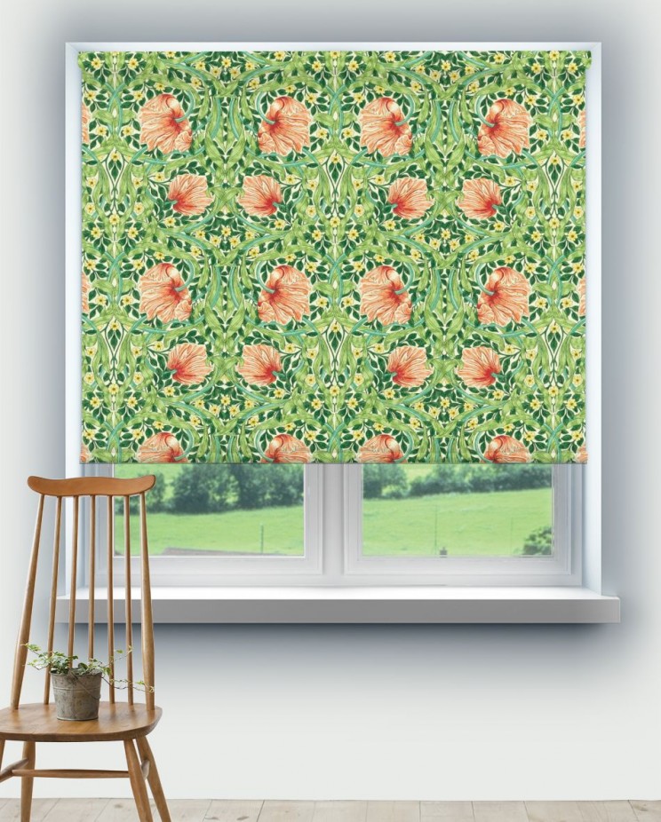 Roller Blinds Morris and Co Pimpernel Fabric 227213