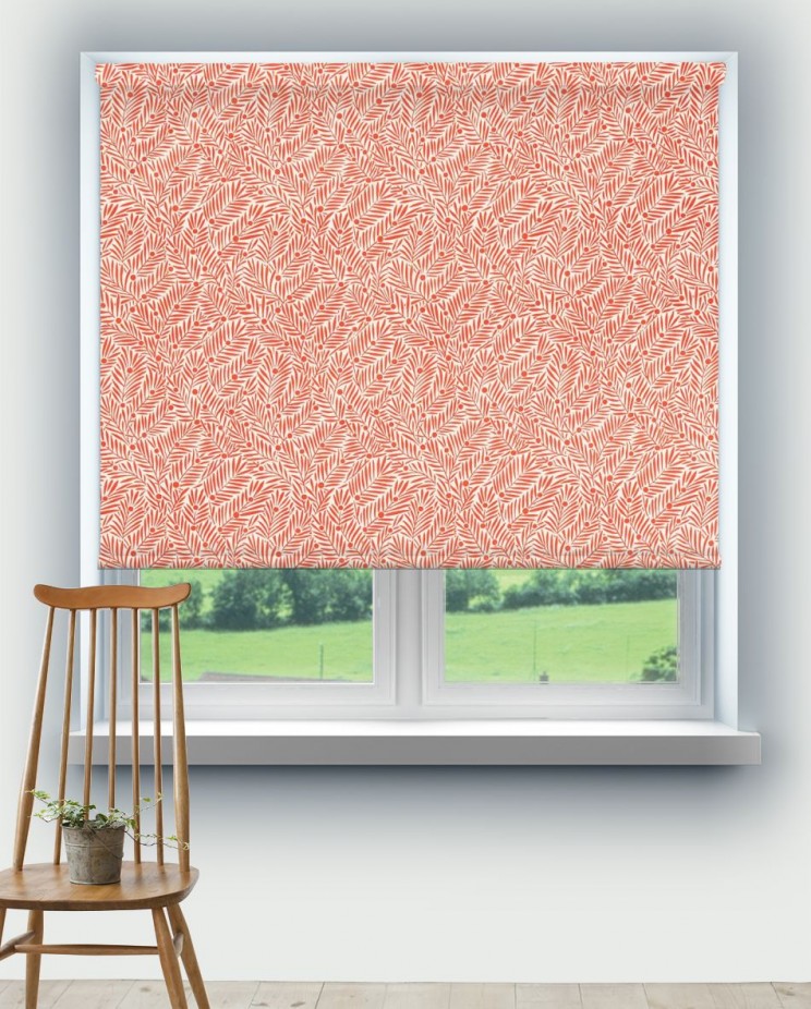 Roller Blinds Morris and Co Yew & Aril Fabric 227226