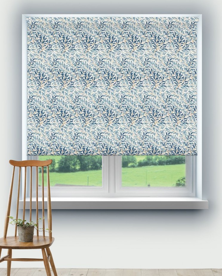 Roller Blinds Morris and Co Willow Bough Minor Fabric 227244