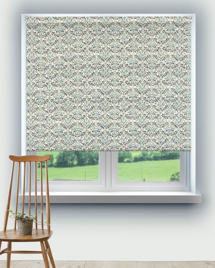 Roller Blinds Morris and Co Bellflowers Fabric 227253