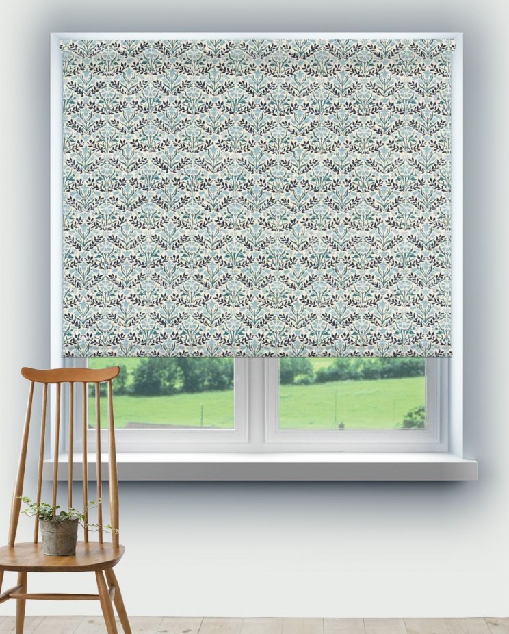 Roller Blinds Morris and Co Bellflowers Fabric 227255