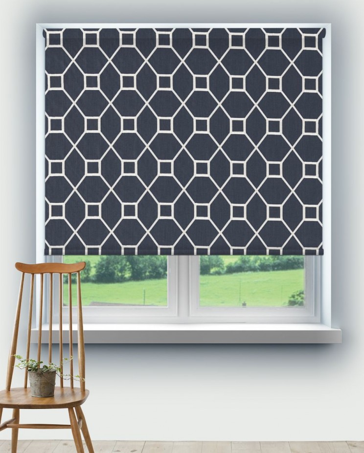 Roller Blinds Sanderson Baroque Trellis Fabric 236356