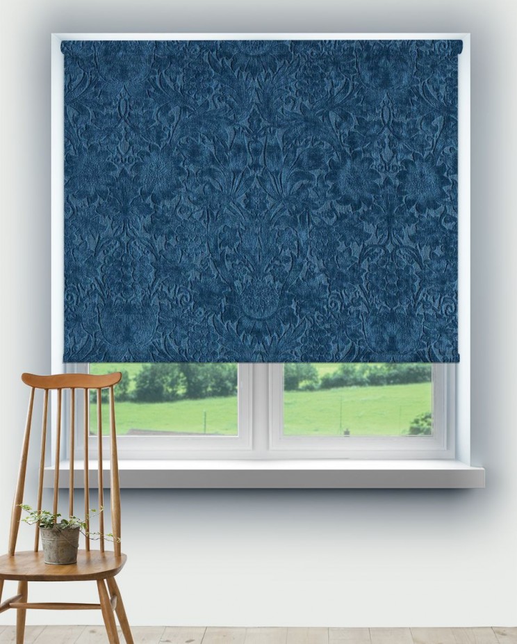 Roller Blinds Morris and Co Sunflower Caffoy Velvet Fabric 237282