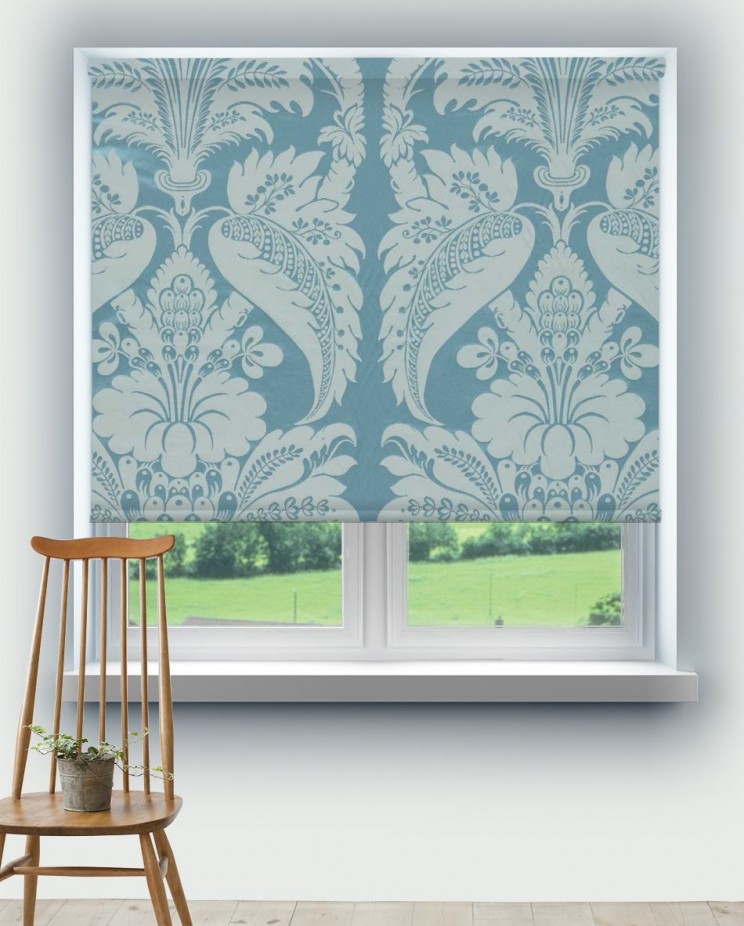 Roller Blinds Zoffany Clandon Damask Fabric 333378