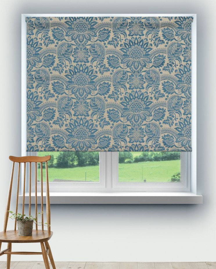 Roller Blinds Zoffany Pomegranate Brocatelle Fabric 333381