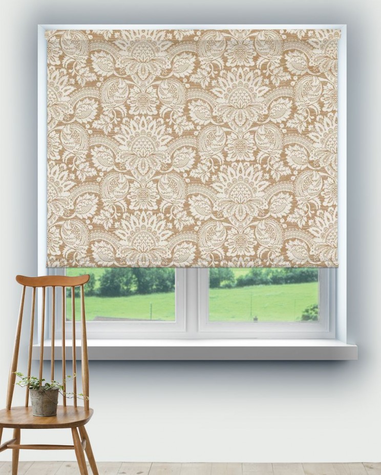 Roller Blinds Zoffany Pomegranate Brocatelle Fabric 333384