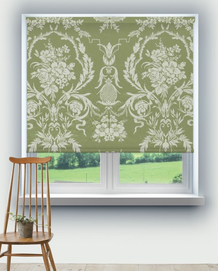 Roller Blinds Zoffany Arabesque Silk Fabric 333387