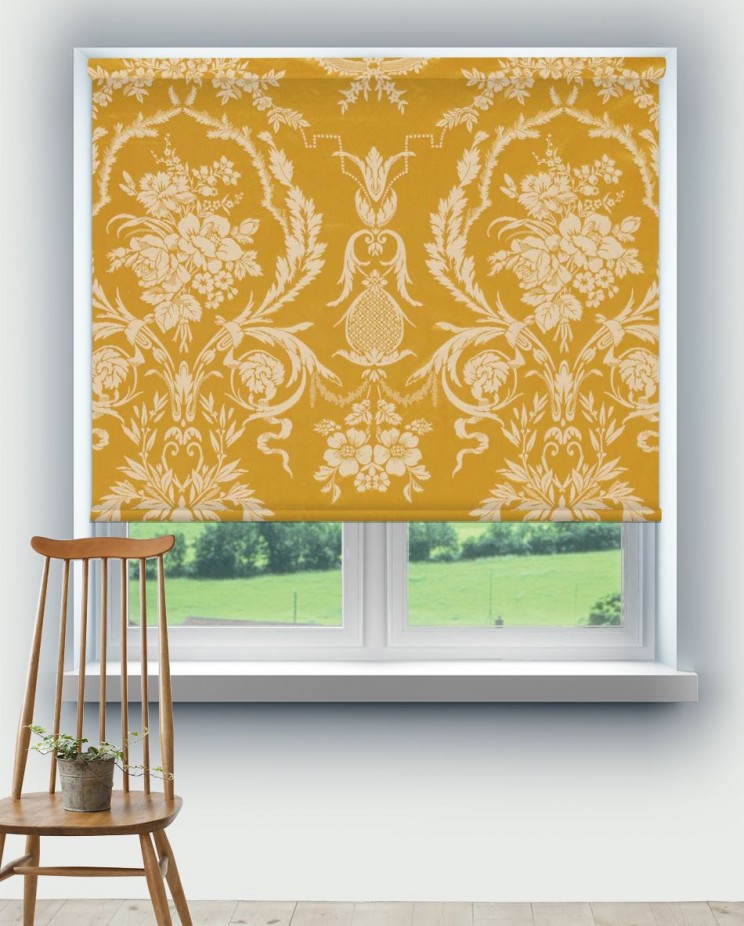 Roller Blinds Zoffany Arabesque Silk Fabric 333388