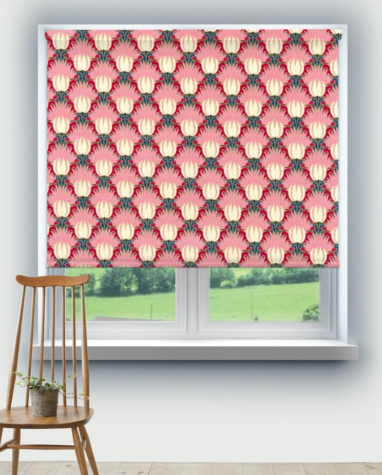 Roller Blinds Morris and Co Tulip & Bird Fabric 520020