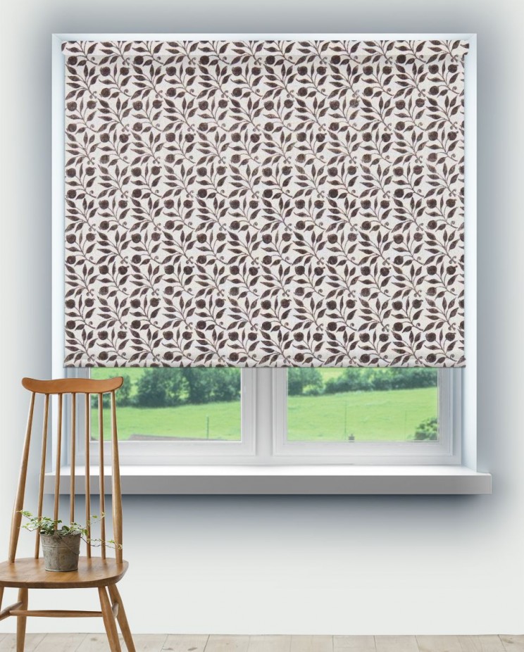 Roller Blinds Morris and Co Rosehip Fabric DM3P224488