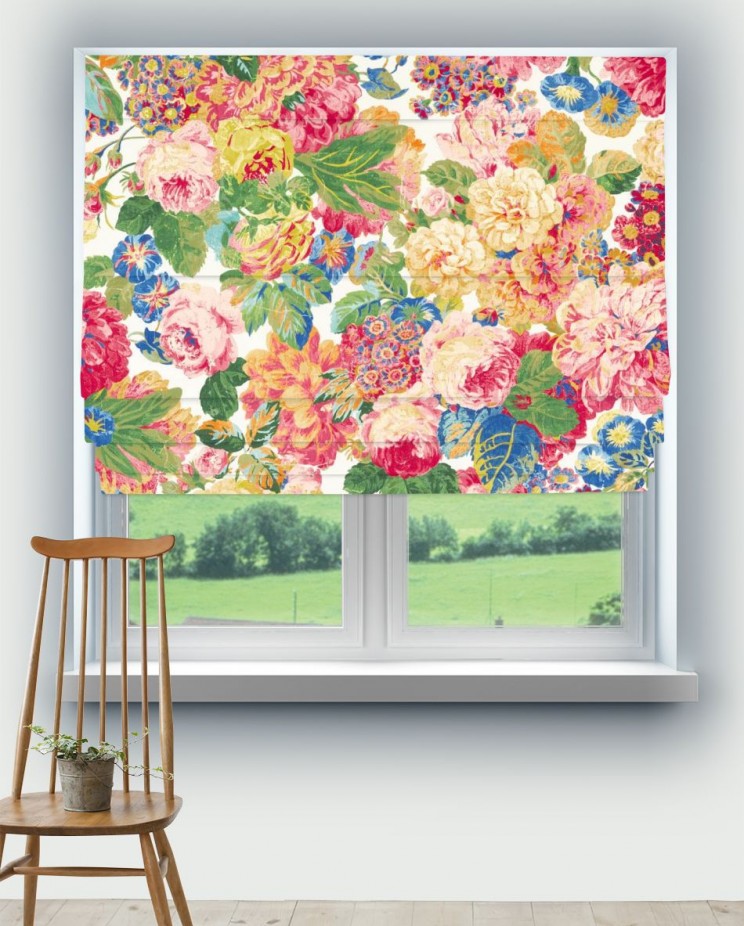 Roman Blinds Sanderson Rose & Peony Fabric 226929