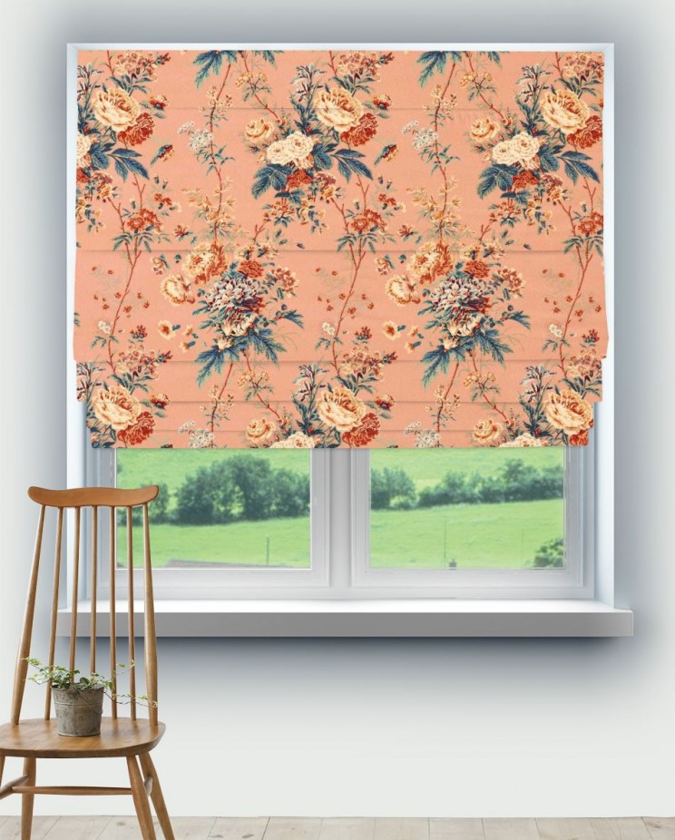 Roman Blinds Sanderson Lakeland Paradis Velvet Fabric 227175