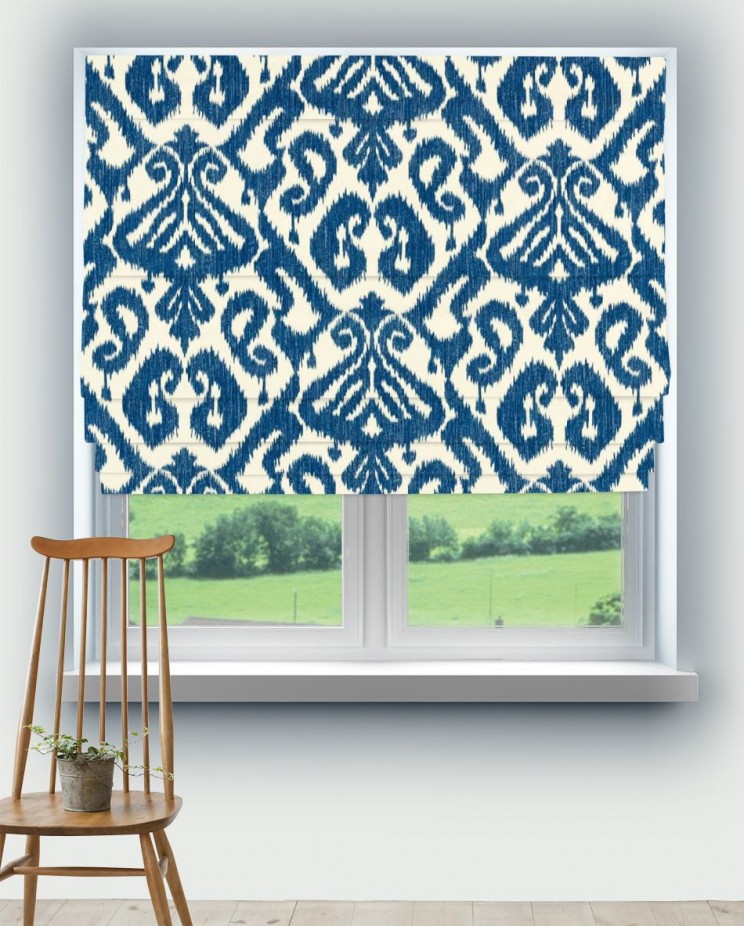 Roman Blinds Sanderson Kasuri Fabric 227199