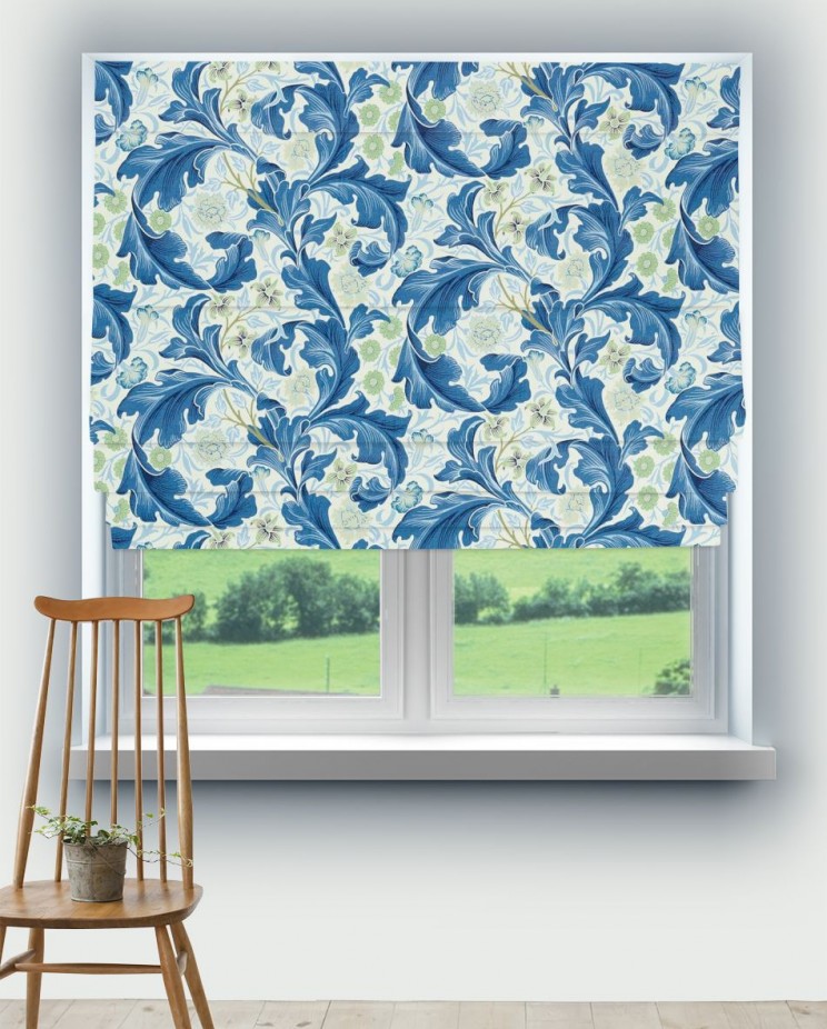 Roman Blinds Morris and Co Leicester Fabric 227210