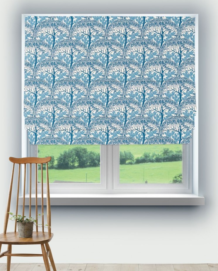 Roman Blinds Morris and Co The Savaric Fabric 227217