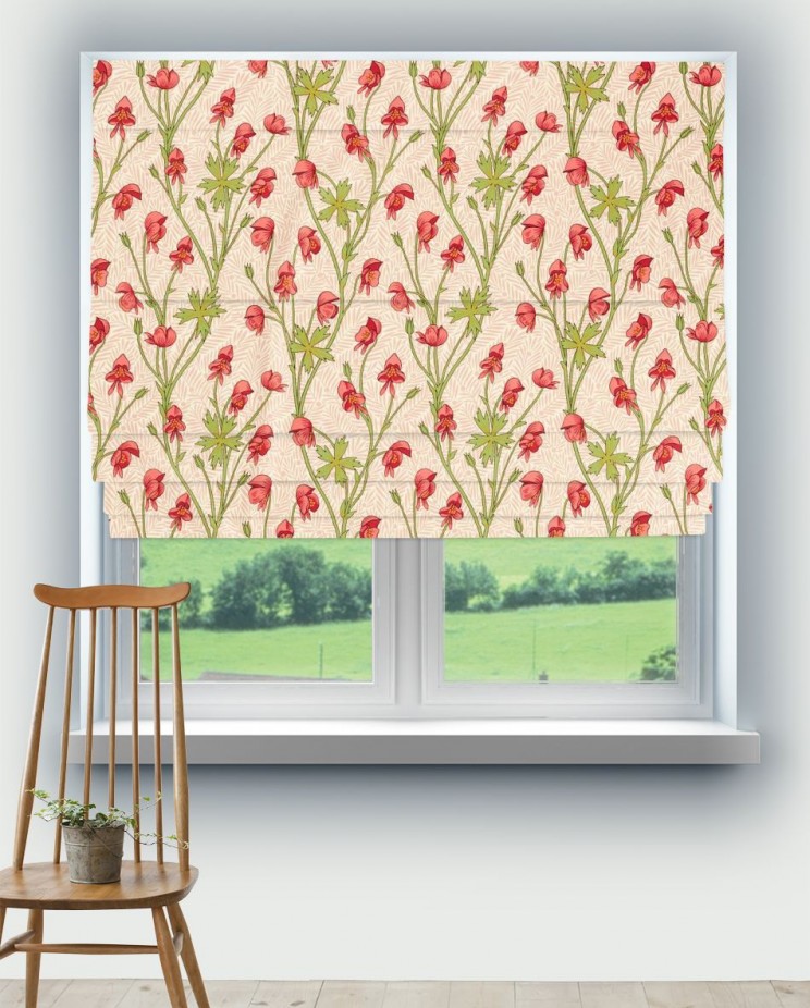 Roman Blinds Morris and Co Monkshood Fabric 227220