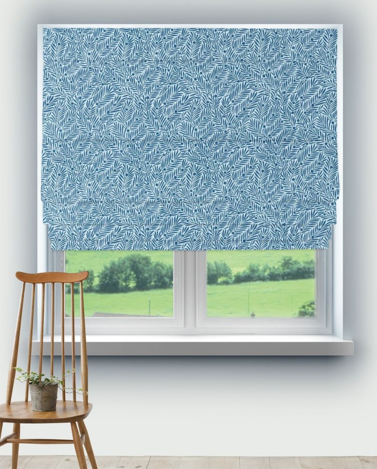 Roman Blinds Morris and Co Yew & Aril Fabric 227227