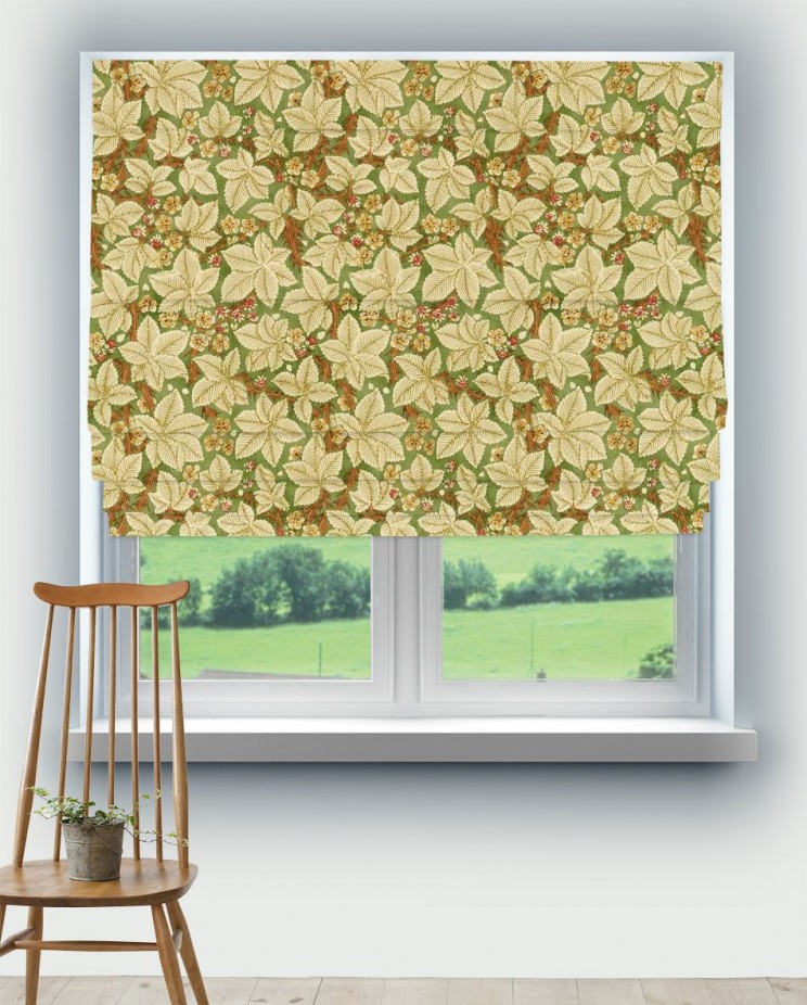 Roman Blinds Morris and Co Bramble Fabric 227235