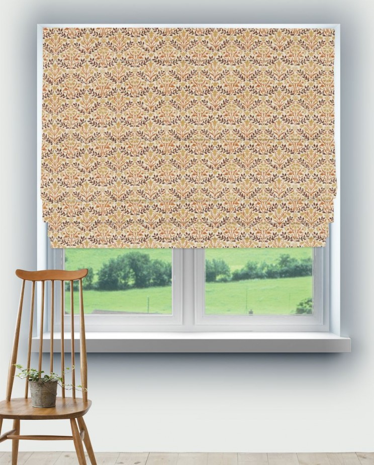 Roman Blinds Morris and Co Bellflowers Fabric 227252