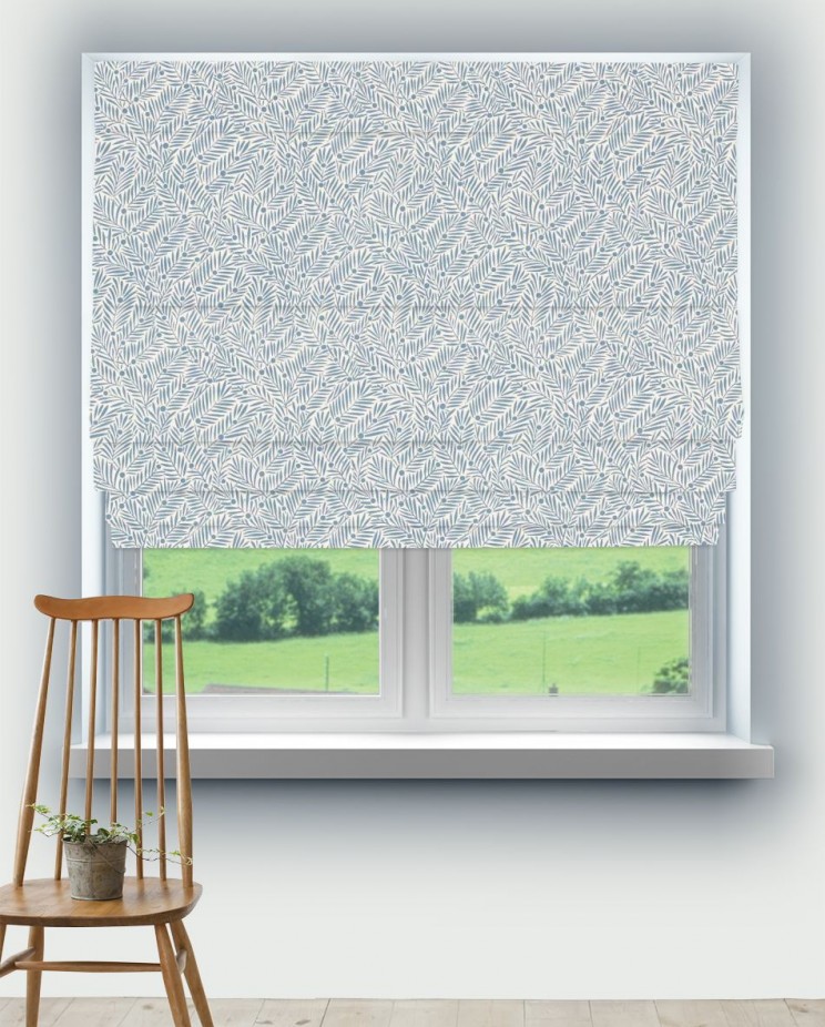 Roman Blinds Morris and Co Yew & Aril Fabric 227258