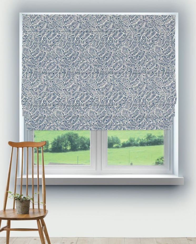 Roman Blinds Morris and Co Yew & Aril Fabric 227259