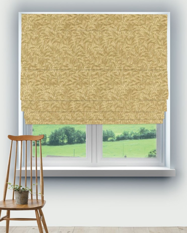 Roman Blinds Morris and Co Willow Boughs Caffoy Velvet Fabric 237287