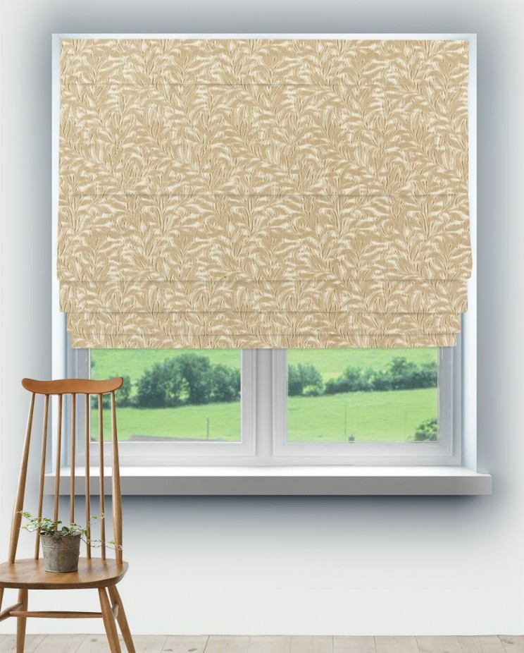 Roman Blinds Morris and Co Willow Boughs Caffoy Velvet Fabric 237290