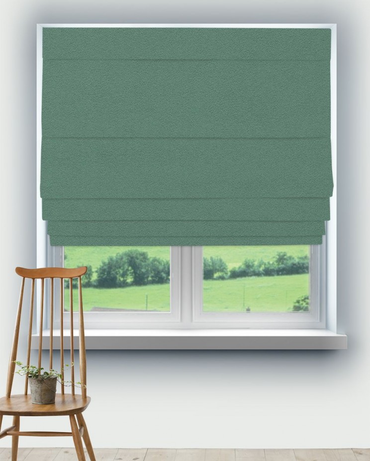 Roman Blinds Morris and Co Wardle Velvet Fabric 237303