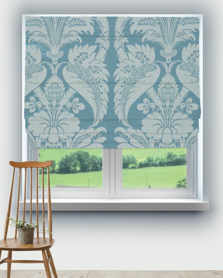 Roman Blinds Zoffany Clandon Damask Fabric 333378