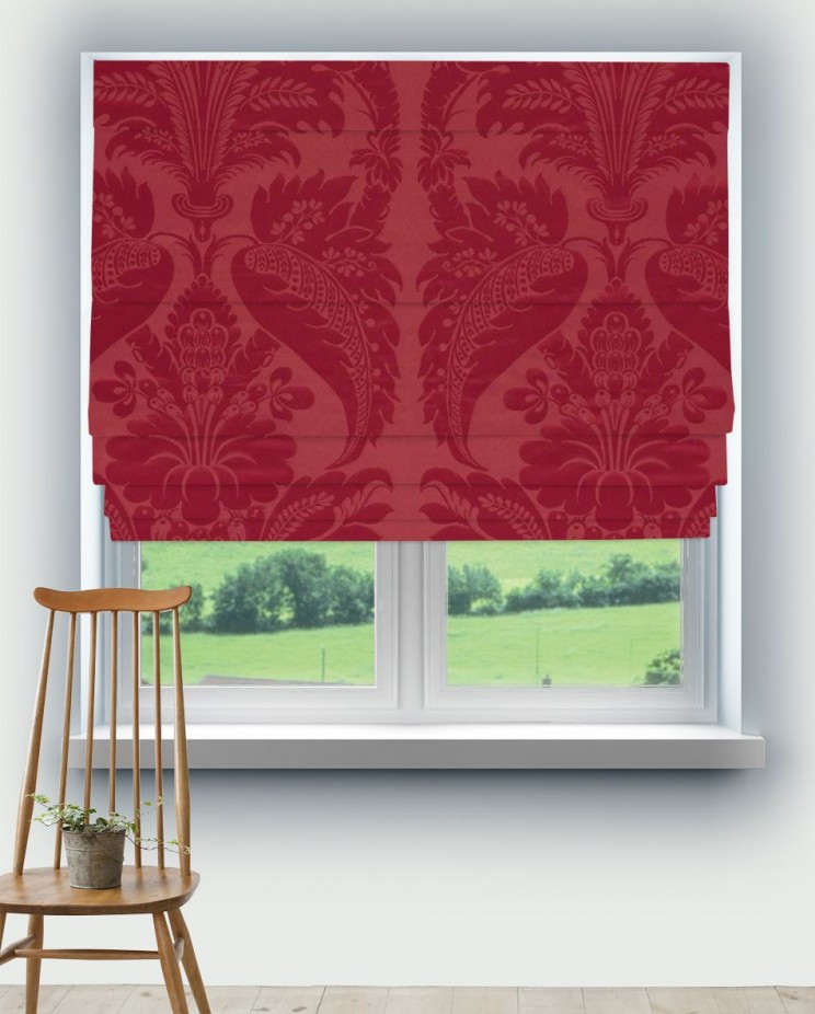 Roman Blinds Zoffany Clandon Damask Fabric 333379