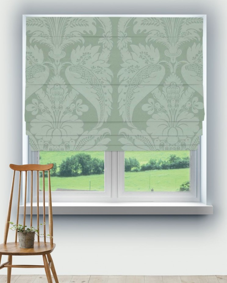 Roman Blinds Zoffany Clandon Damask Fabric 333380