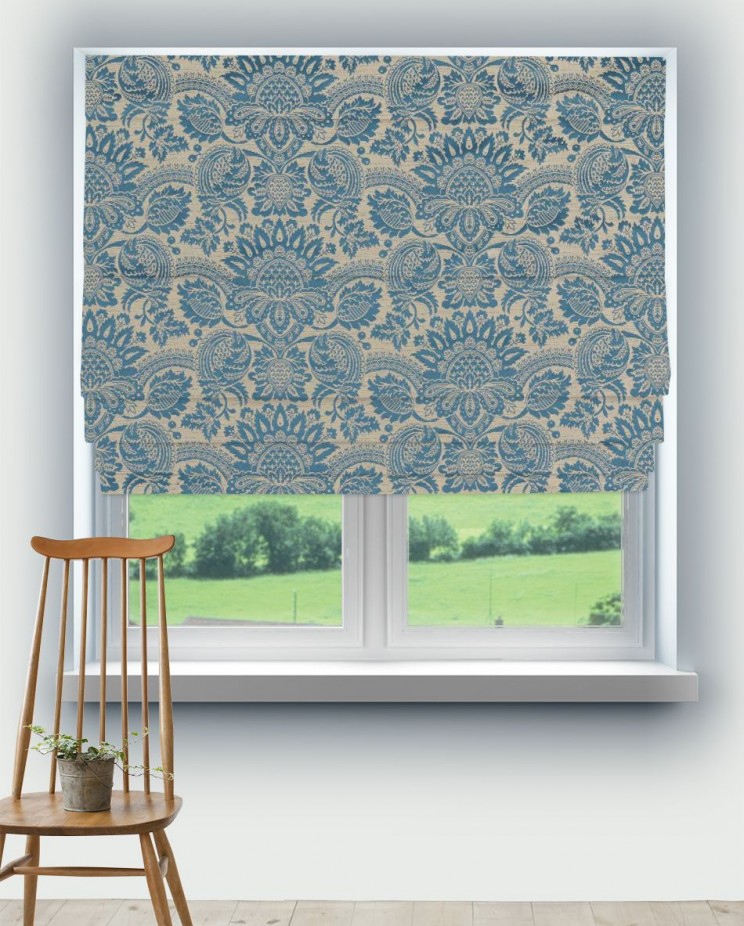 Roman Blinds Zoffany Pomegranate Brocatelle Fabric 333381