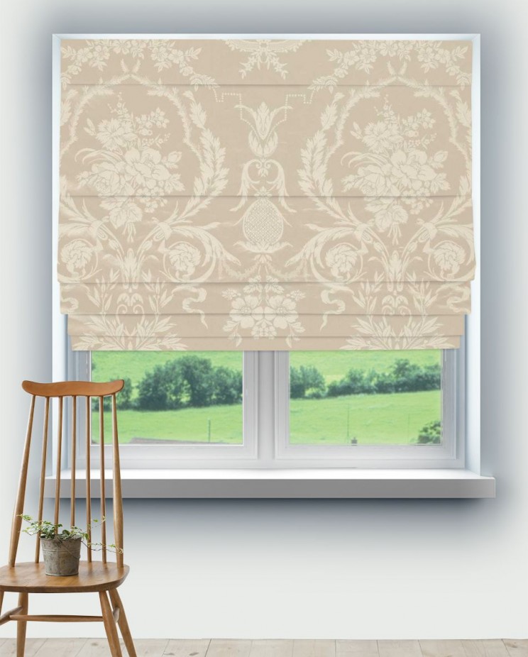 Roman Blinds Zoffany Arabesque Silk Fabric 333385